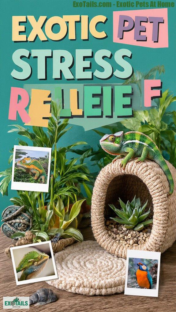reduce exotic pet stress