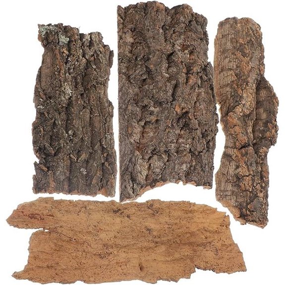 Amosfun Reptile Bark Cork Wood Decor (3.2–5.5)