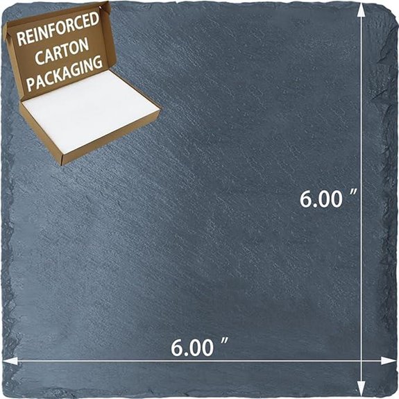 Reptile Basking Platform Slate Tiles 6x6