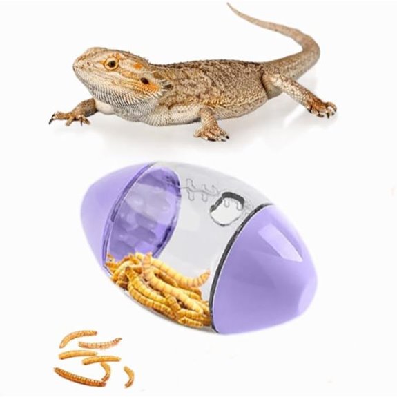 reptile feeding toy ball
