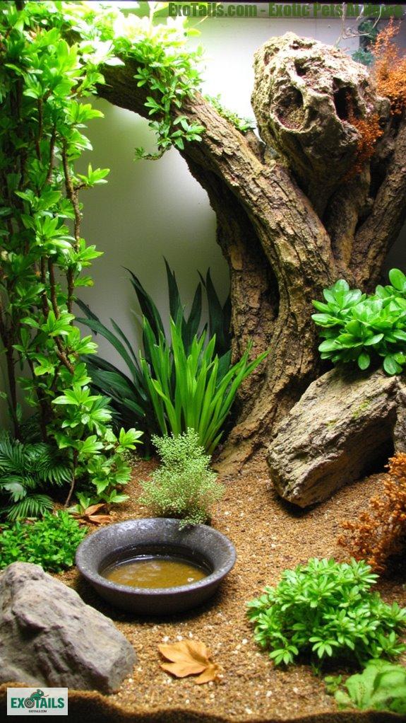 reptile friendly native plants selection