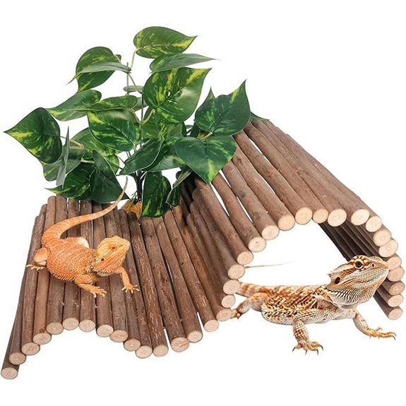 Bearded Dragon Tank Bridge & Basking Platform