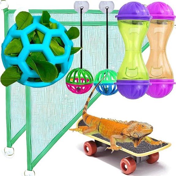 reptile habitat enrichment toys
