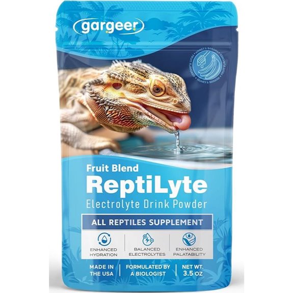 ReptiLyte Reptile Electrolyte Drink Supplement for Hydration