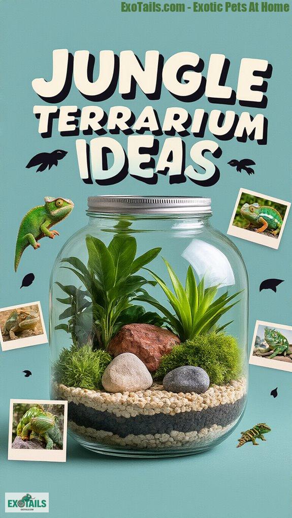 reptile jungle terrarium designs