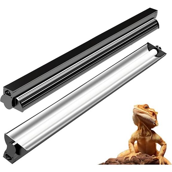 24W T5 UVB Reptile Light Fixture Combo Kit