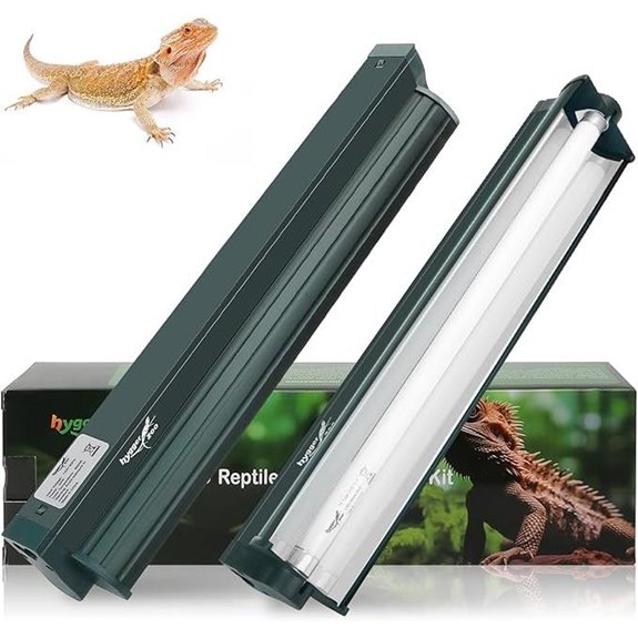 T5 Reptile Light Fixture Kit with UVB Bulb