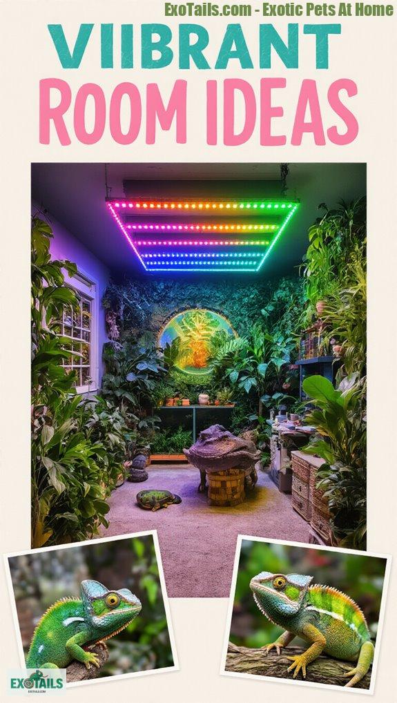 reptile room color ideas