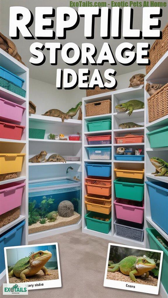 reptile room storage solutions