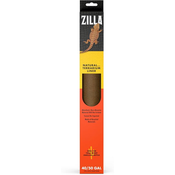 Zilla Reptile Terrarium Bedding Floor Liner 17.25 x 35.25