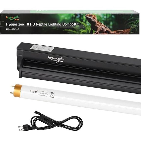 UVB Reptile Light Fixture Kit 24-Inch Reptile UVB Bar