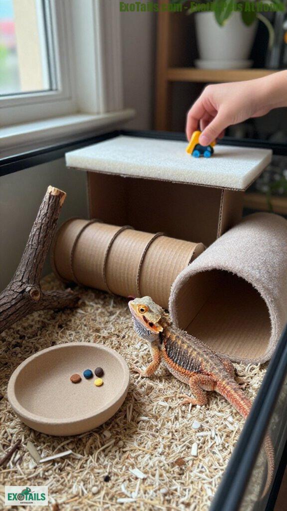 rotate toys to prevent boredom