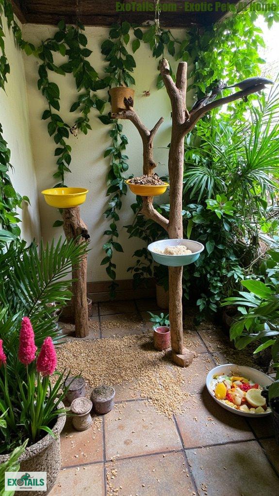 safe feeding environment setup