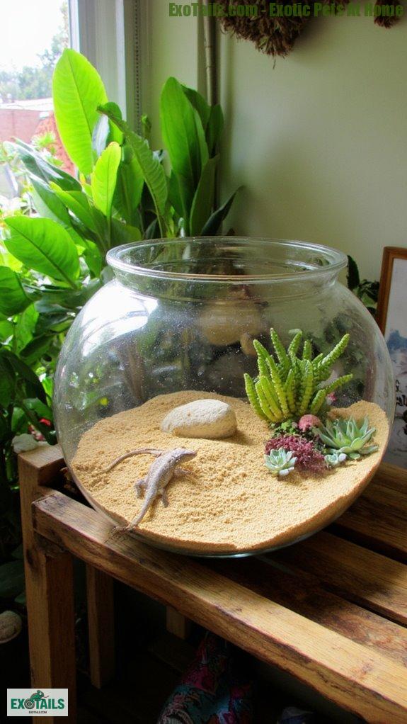 sandy terrarium beach escape