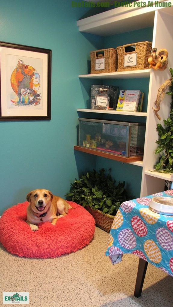 separate zones for pets