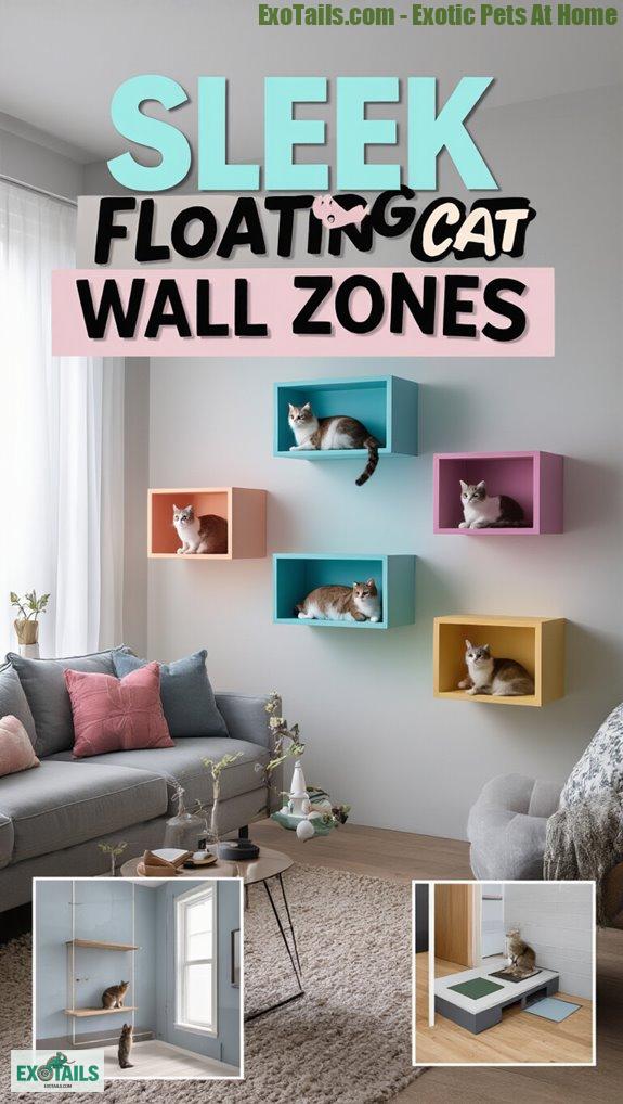 sleek floating cat zones