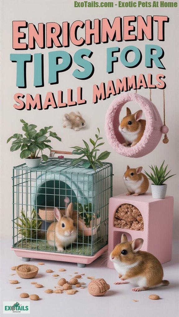 small mammal cage enrichment