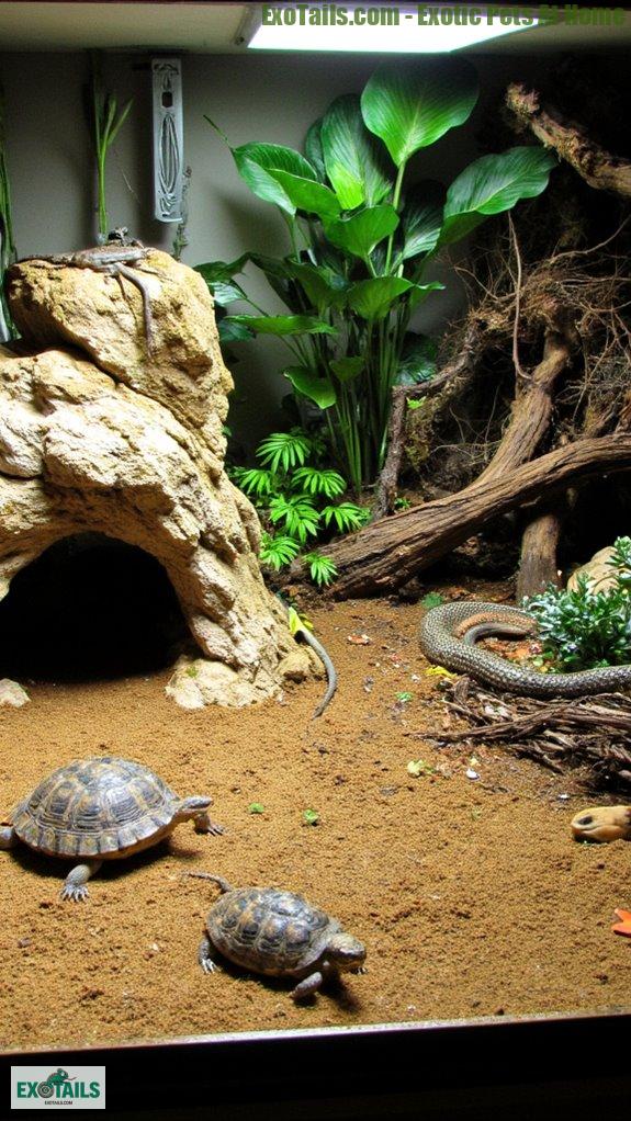 space allocation for reptiles