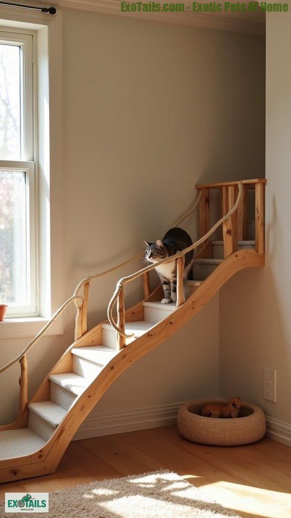 stylish and safe cat bridges