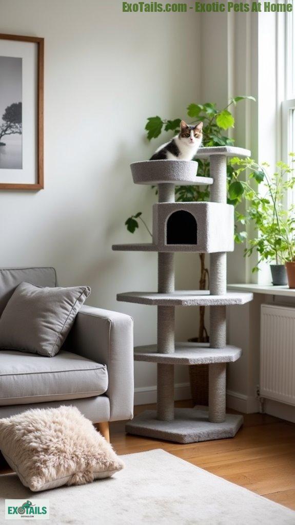stylish eco friendly cat trees