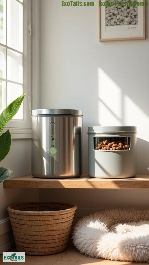 stylish functional pet containers
