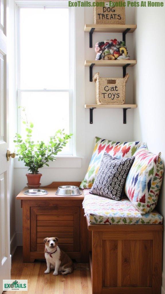 stylish functional pet storage