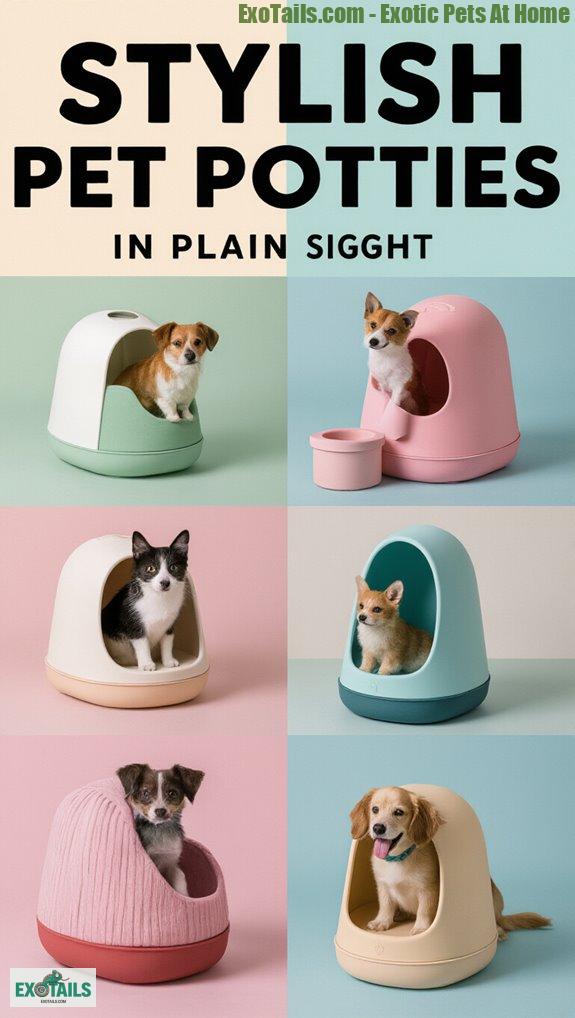 stylish indoor pet toilets