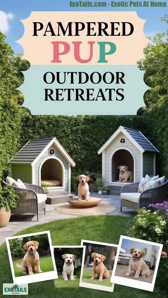 stylish outdoor spots dogs