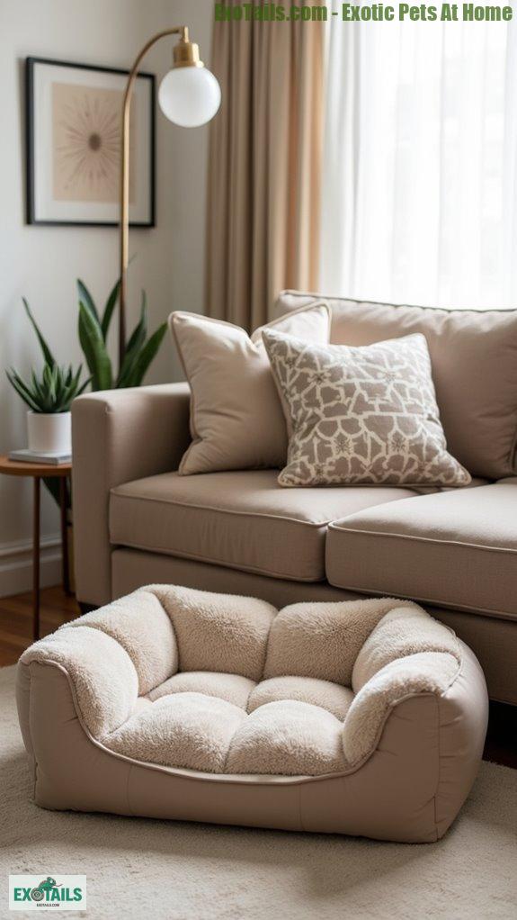 stylish pet bed selection
