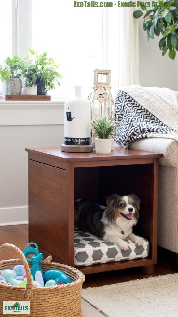 stylish pet crate solution