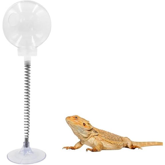 suction cup bearded dragon toy