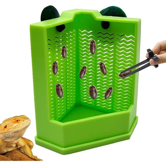 suction cup chameleon feeder