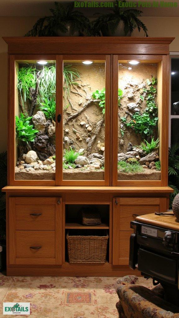tailored reptile habitat designs