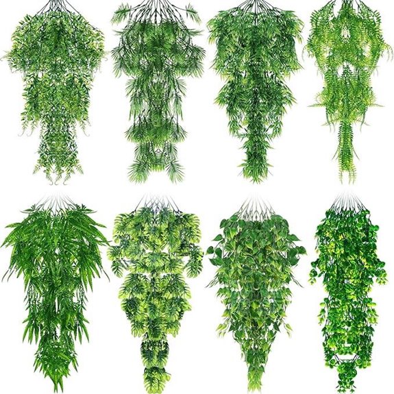 8 Pcs Reptile Plants for Terrarium Decor (Bearded Dragons)