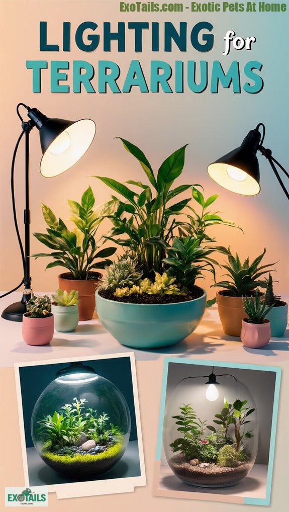 terrarium light fixture placement