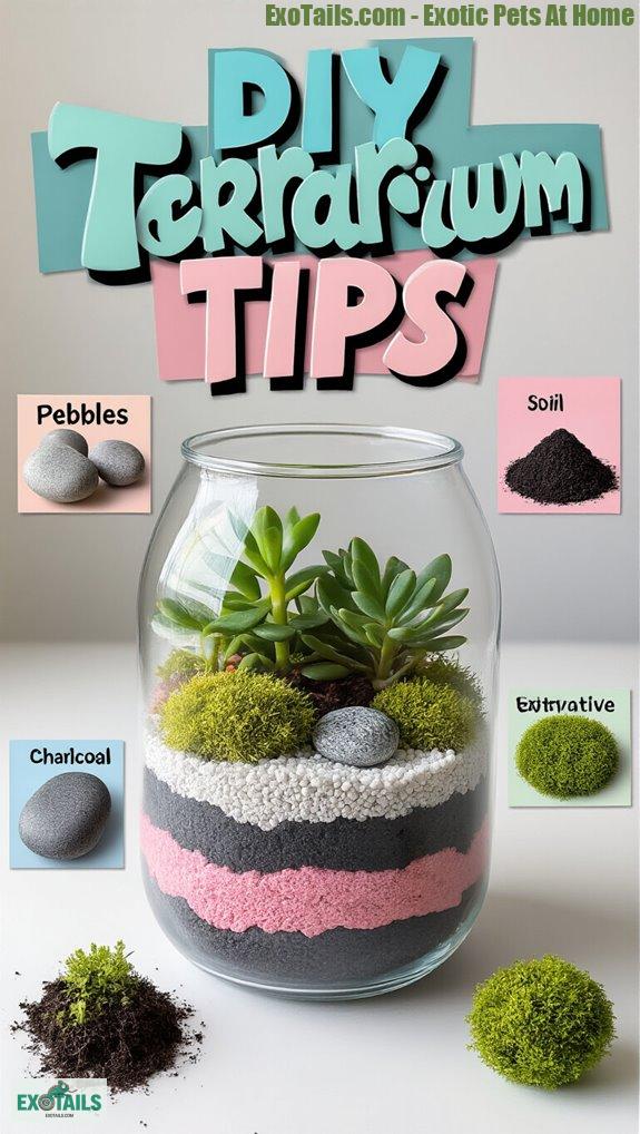 terrarium substrate layer techniques