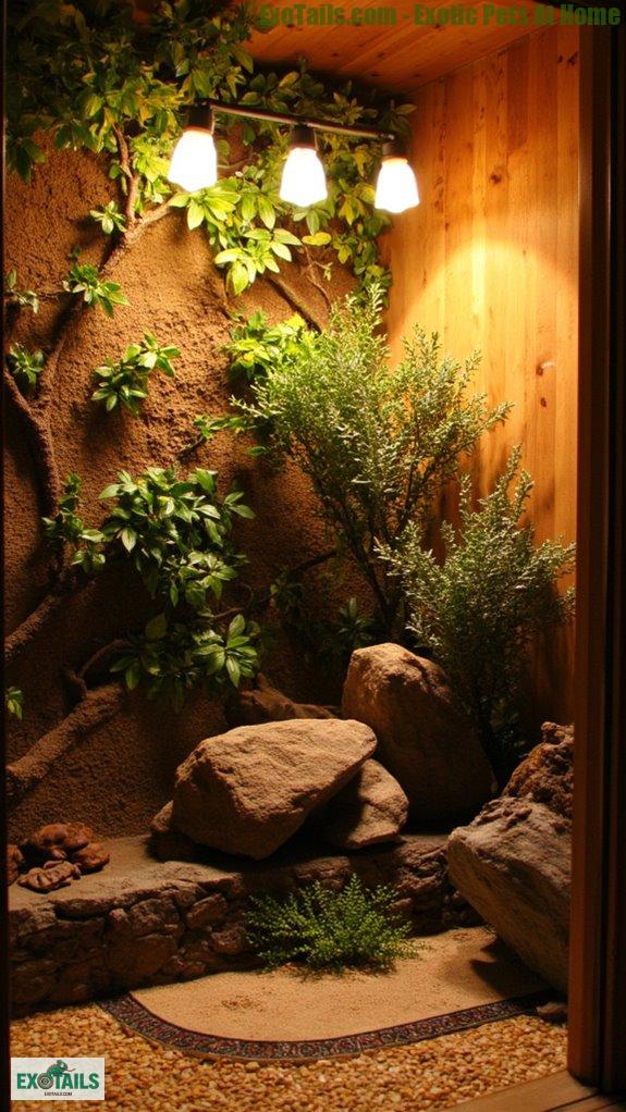 thermal zones for reptiles