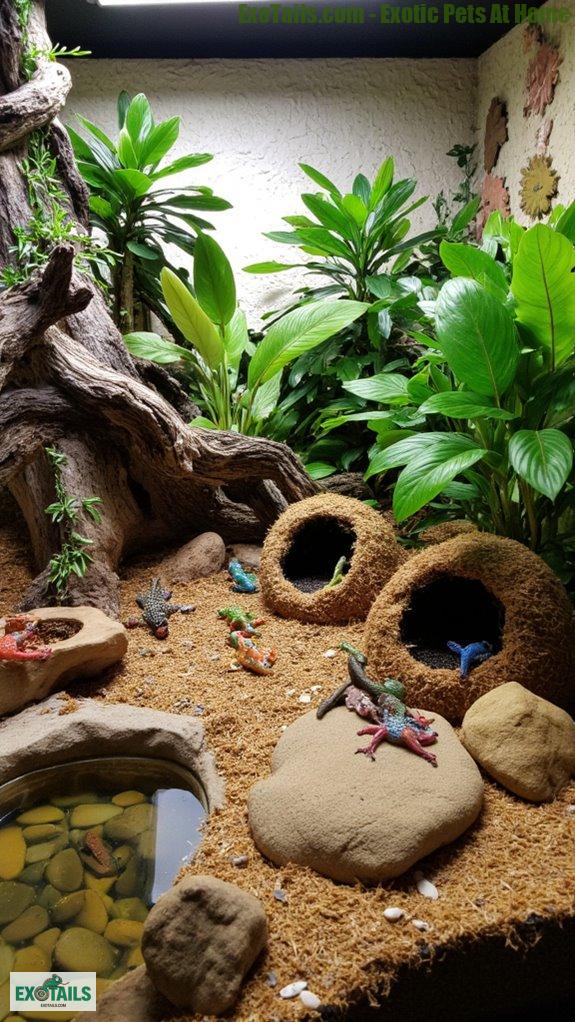 thriving habitat for reptiles