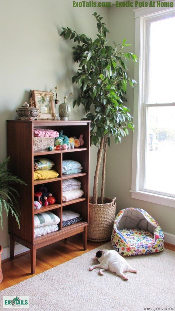 timeless minimalist pet decor