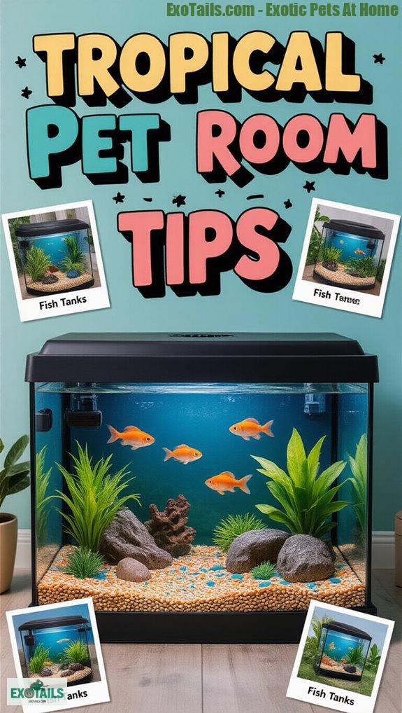 tropical pet room essentials