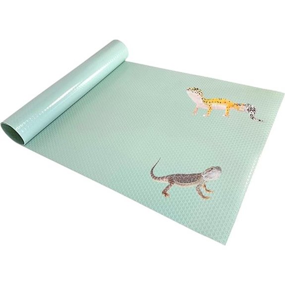 Tank Liner Substrate Mat for Reptiles (Turquoise)