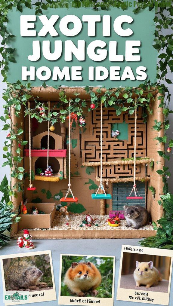unique exotic pet habitats