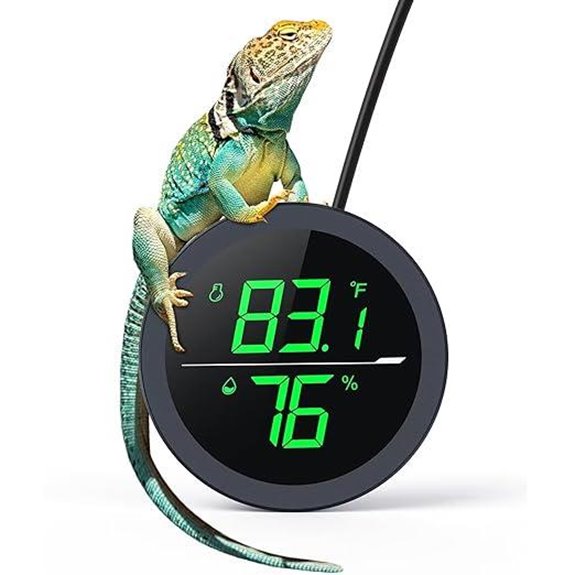 PAIZOO LED Reptile Thermometer & Hygrometer (USB)