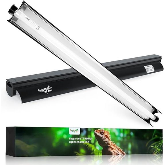 T5 Reptile Light Fixture Combo Kit 24W UVB