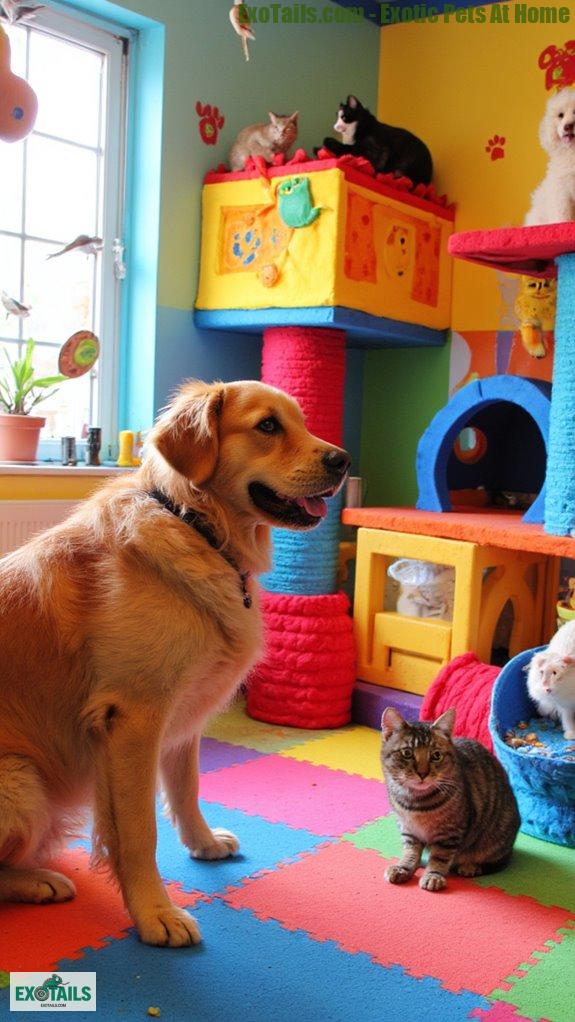 vibrant multi species play zone