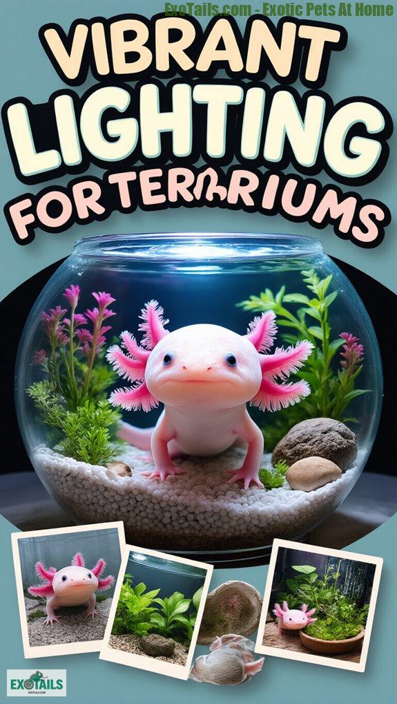 vibrant pet terrarium lighting