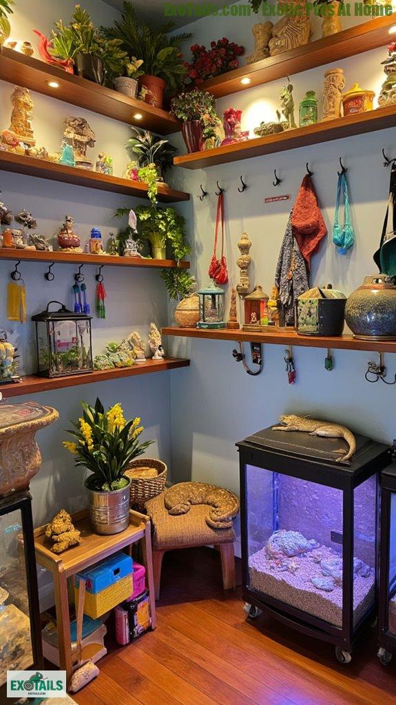 wall mounted reptile decor solutions